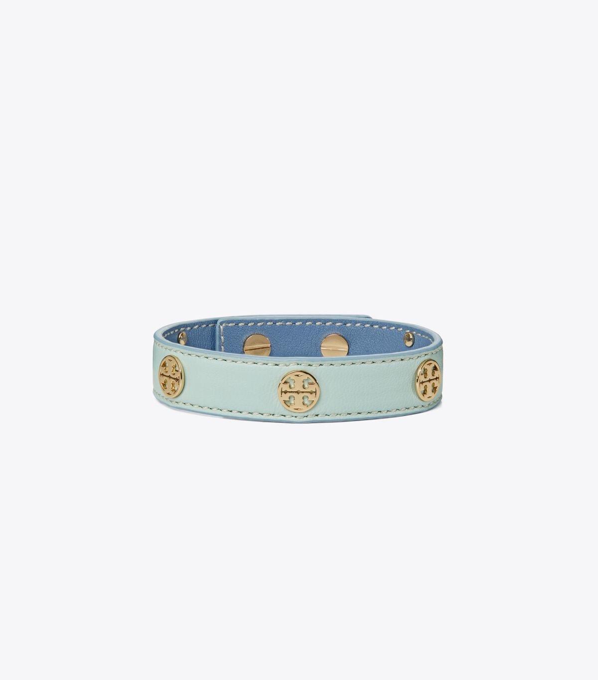 Azure Women\'s Tory Burch Miller Leather Bracelet | WTZQSL-871