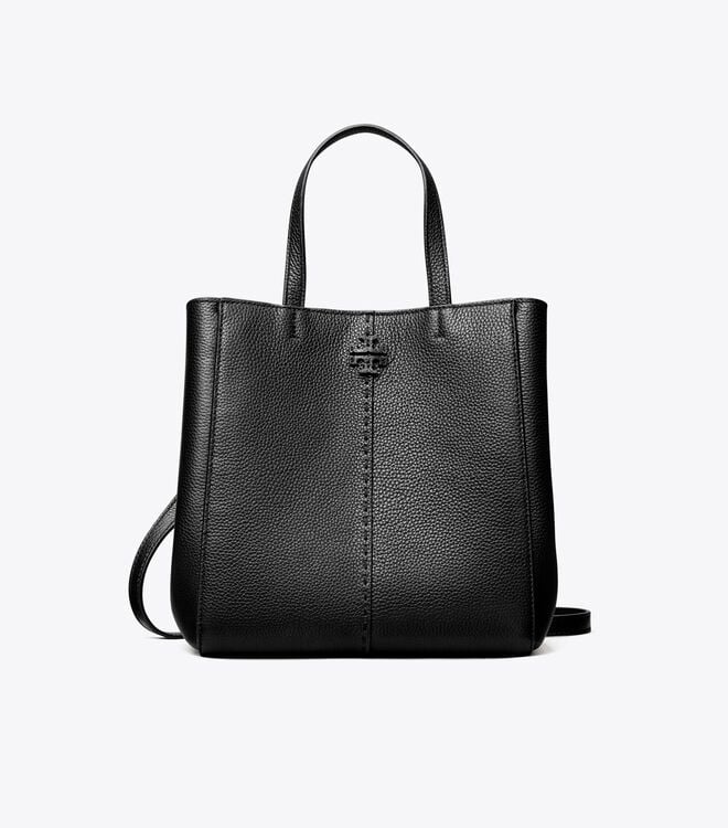 Black Women's Tory Burch Mcgraw Carryall Tote Bags | RGWJKD-467