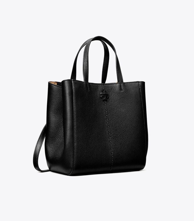 Black Women's Tory Burch Mcgraw Carryall Tote Bags | RGWJKD-467