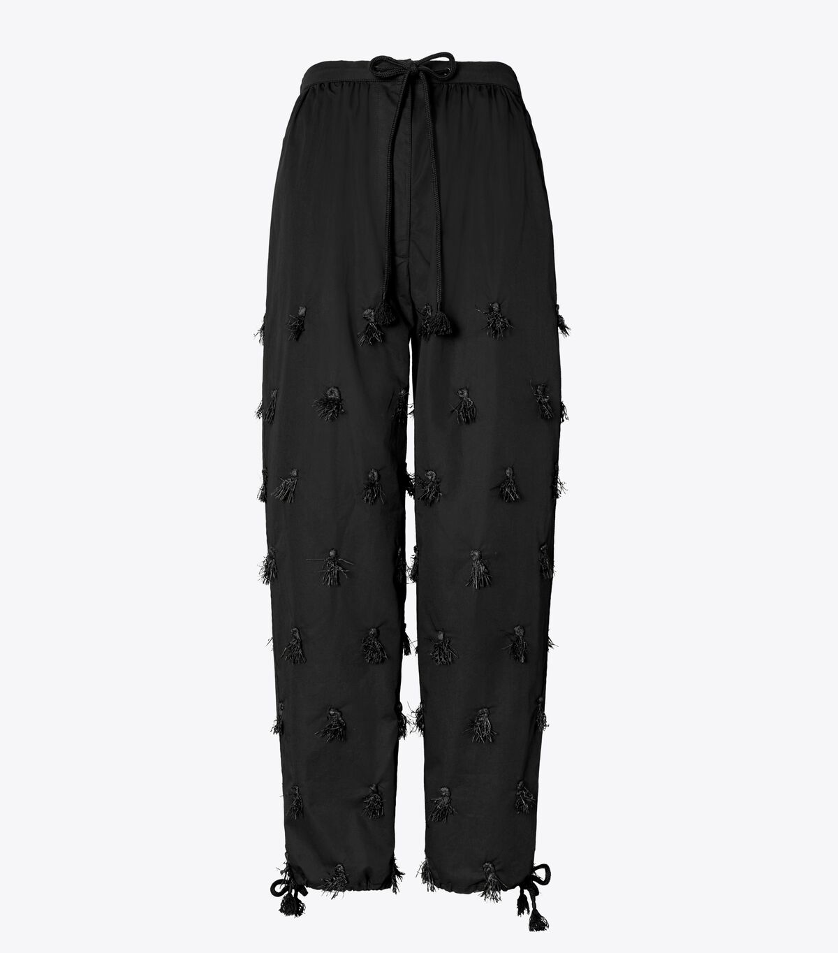 Black Women\'s Tory Burch Poplin Drawstring Pants | SXRTUG-184