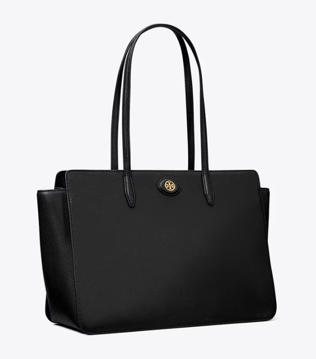 Black Women\'s Tory Burch Robinson Pebbled Handbag | YWBEKP-507