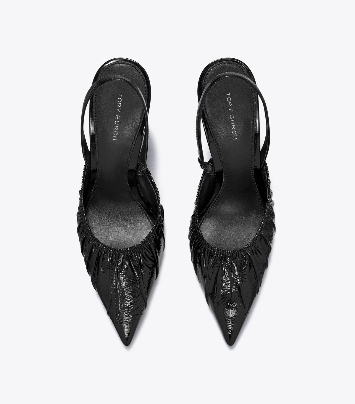 Black Women's Tory Burch Runway Slingback Pumps | SBTFLZ-146