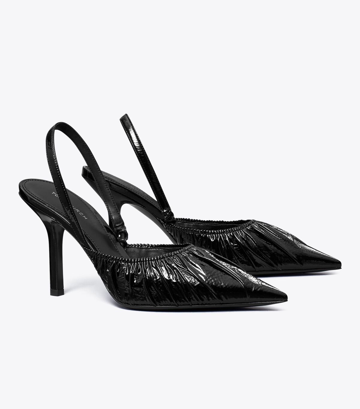 Black Women\'s Tory Burch Runway Slingback Pumps | SBTFLZ-146