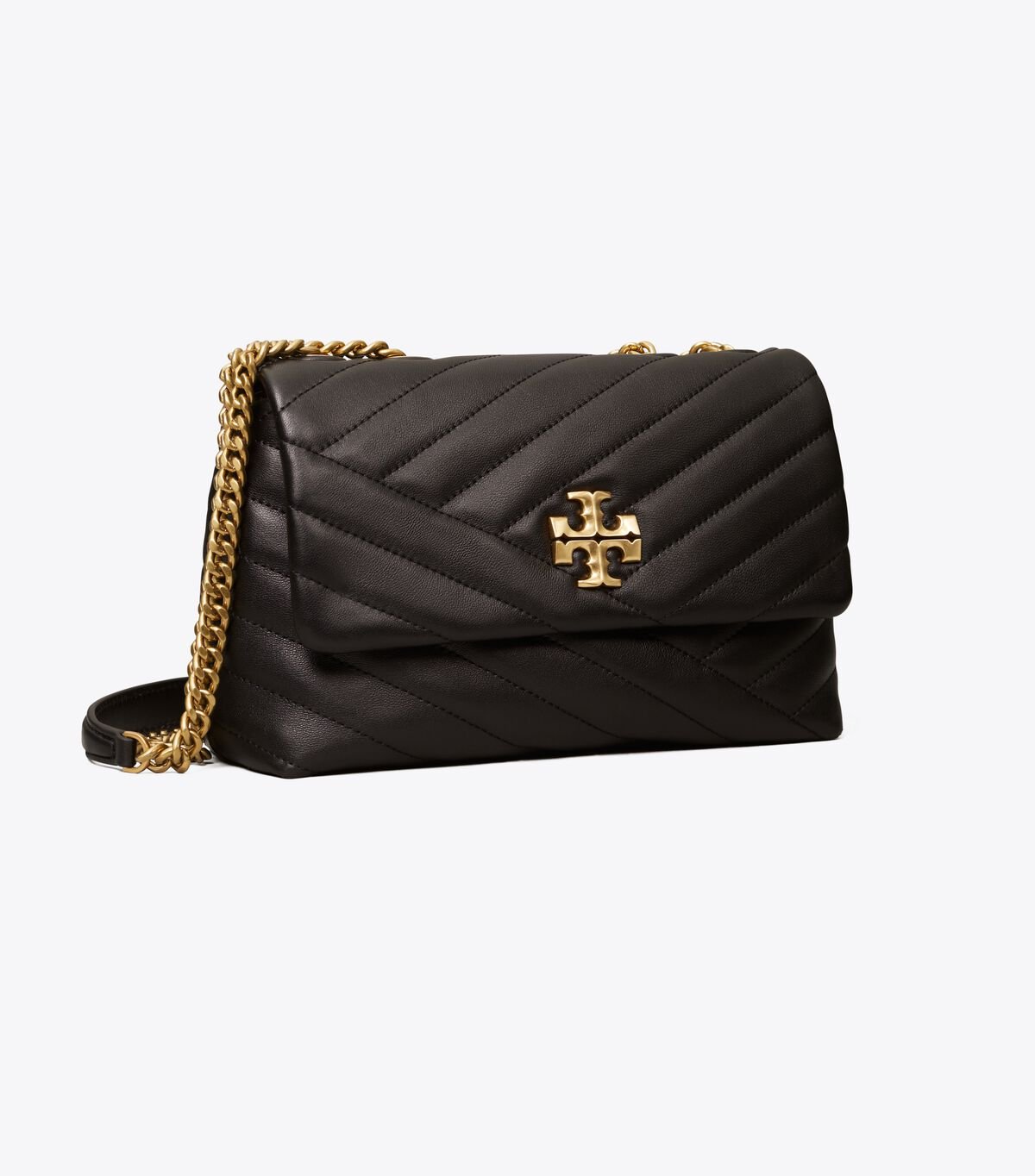 Black Women\'s Tory Burch Small Kira Chevron Convertible Shoulder Bags | PHIMGV-947