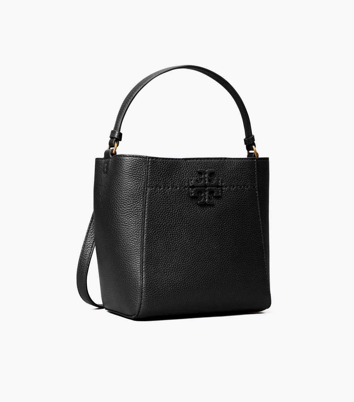 Black Women\'s Tory Burch Small Mcgraw Bucket Bags | TNJRME-974