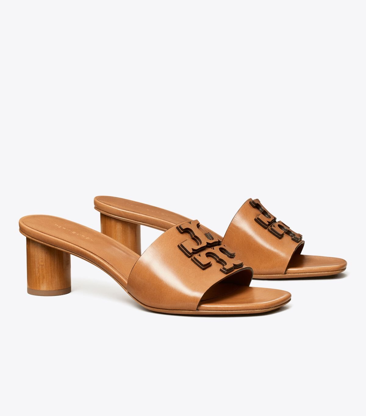 Brown Women\'s Tory Burch Ines Heel Sandals | BWIUPR-041