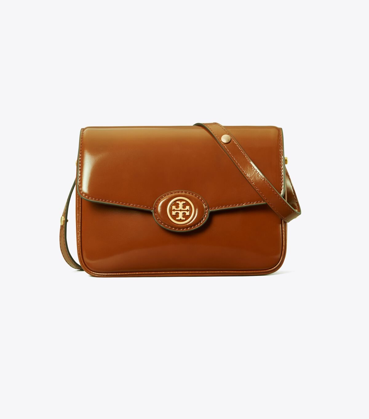 Brown Women's Tory Burch Robinson Spazzolato Convertible Shoulder Bags | KPTWBG-852