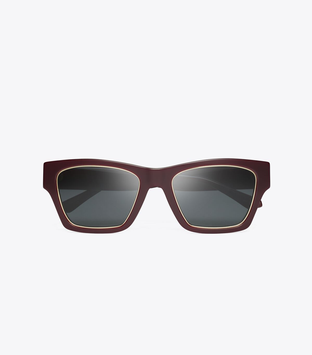 Burgundy / Grey Women's Tory Burch Trace Sunglasses | THVIUM-450