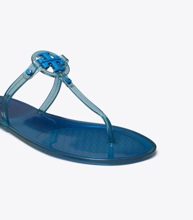 Dark Blue Women\'s Tory Burch Mini Miller Jelly Thong Sandal Sandals | WFDMUB-824