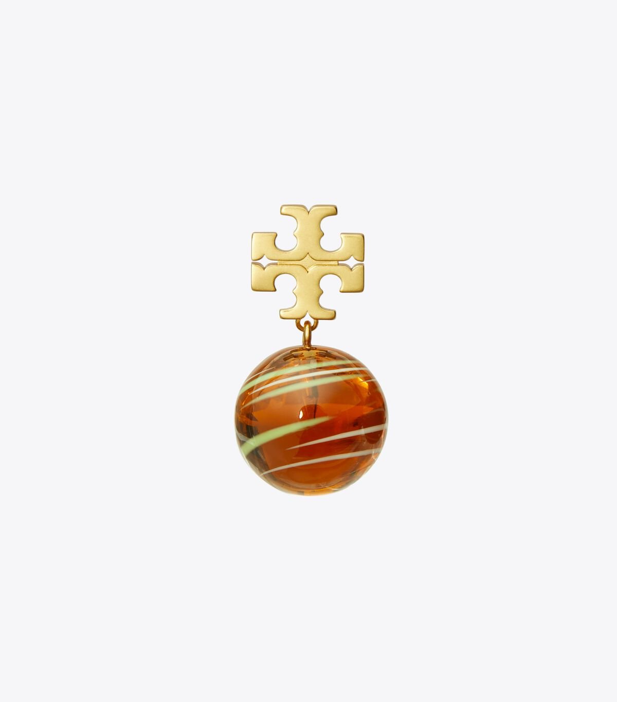 Gold / Orange Women's Tory Burch Roxanne Small Drop Earrings | IHLORK-760