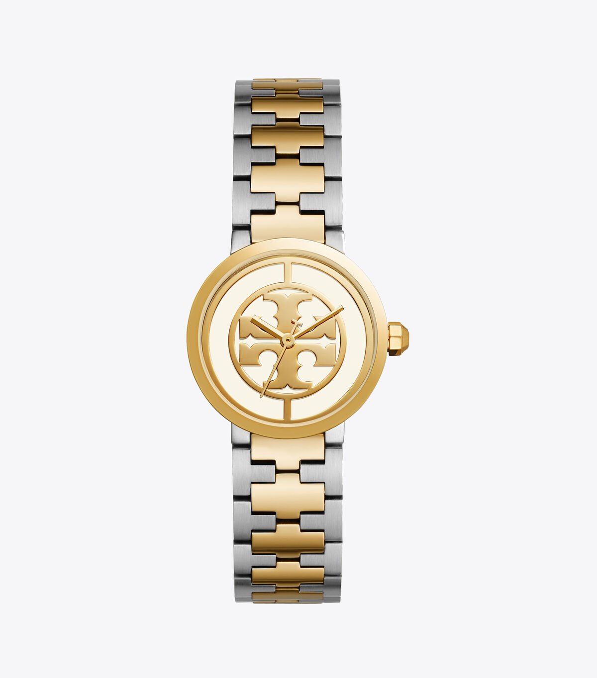 Gold / Silver Women\'s Tory Burch Reva 28 Mm Watches | OZBHDS-987