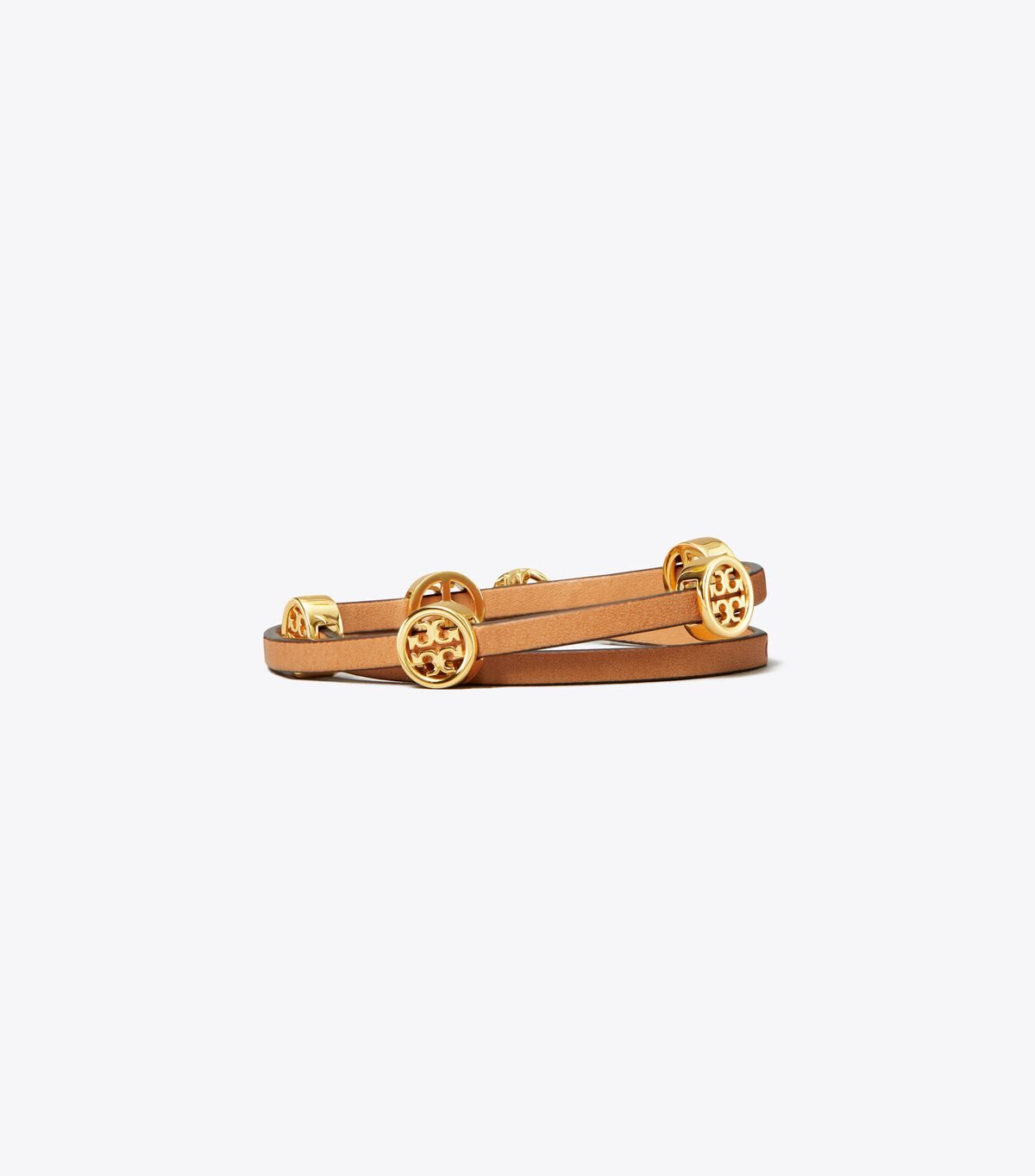 Gold Women\'s Tory Burch Miller Double-wrap Bracelet | HYQVMN-895