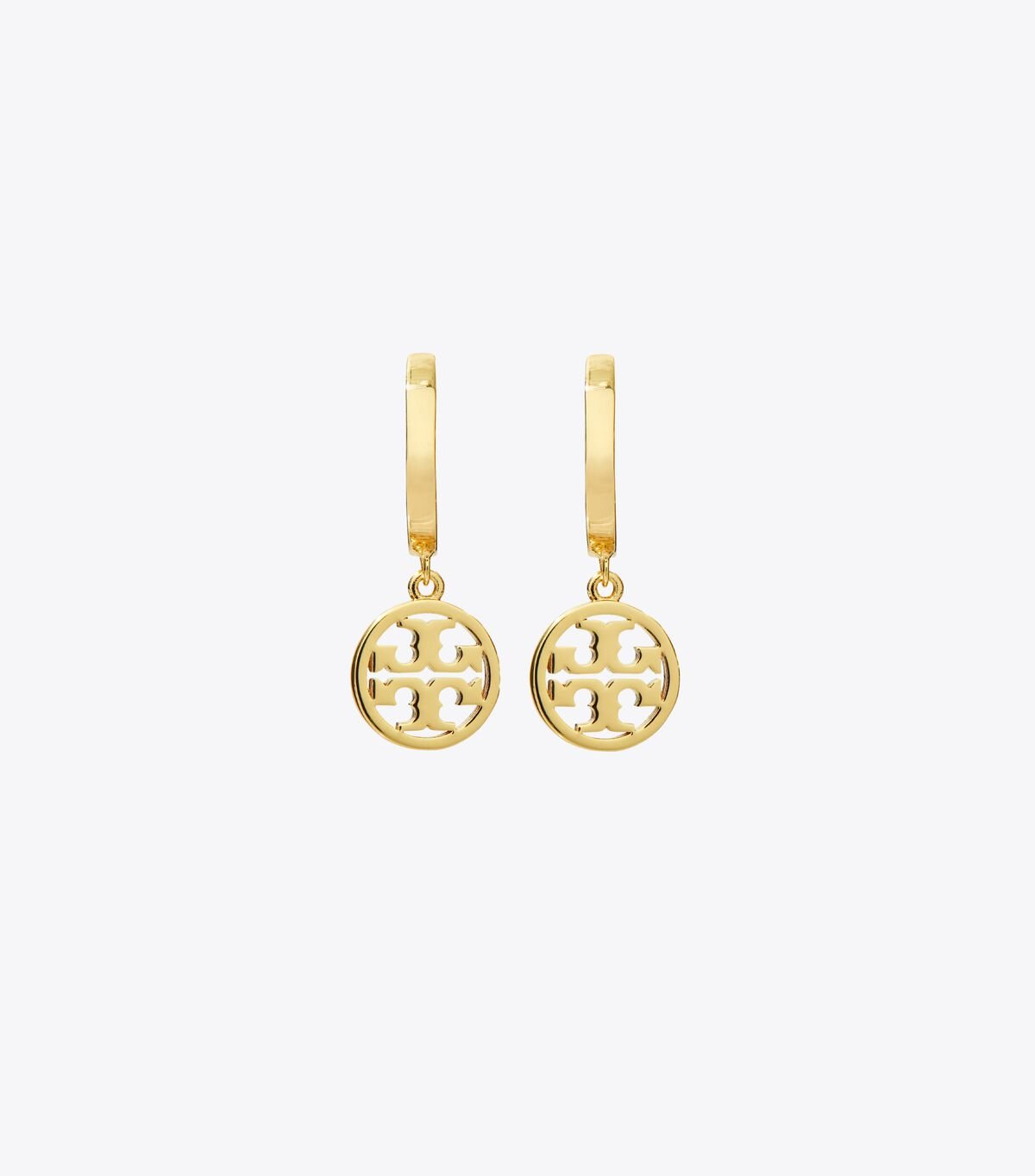 Gold Women\'s Tory Burch Miller Huggie Hoop Earrings | JLYORZ-173