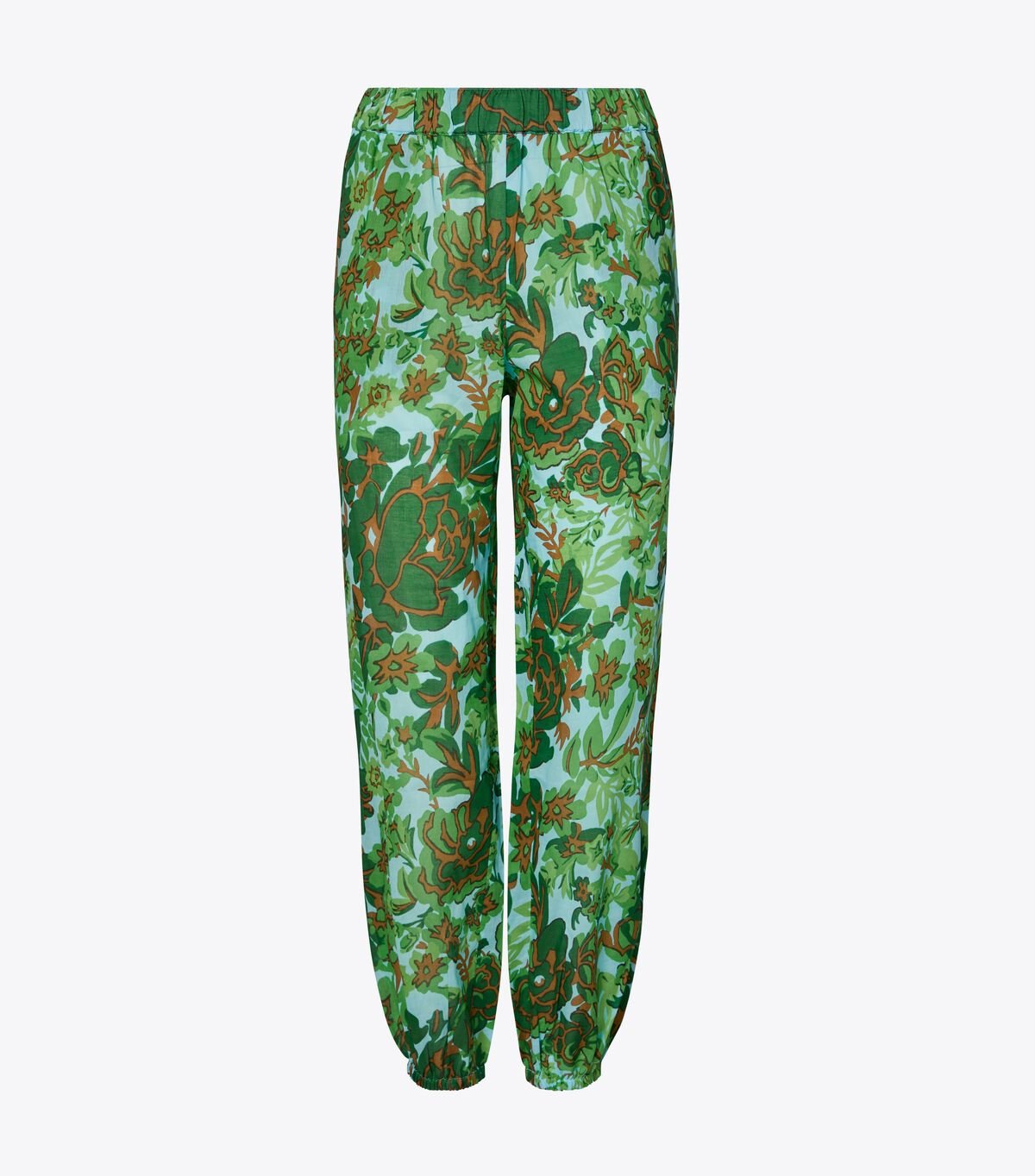 Green Women\'s Tory Burch Printed Beach Pants | WMOTEJ-961