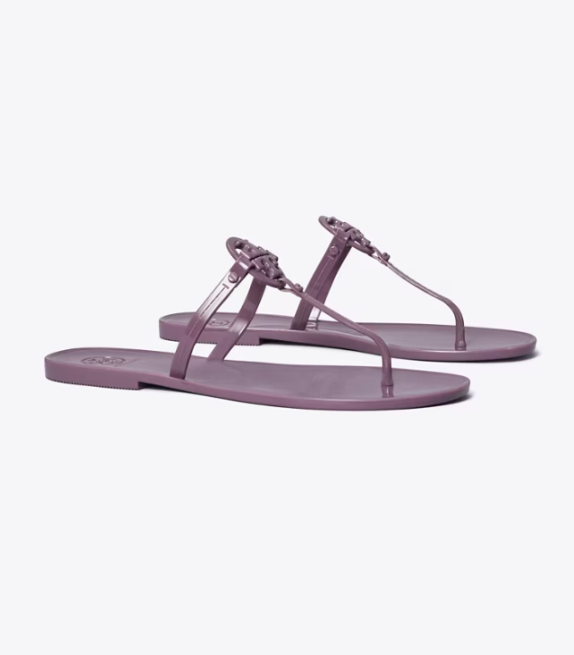 Purple Women\'s Tory Burch Mini Miller Jelly Thong Sandal Sandals | NFBWMK-504