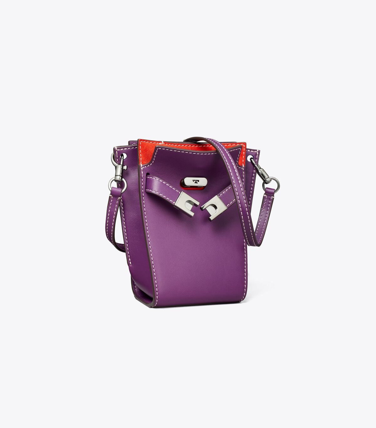 Purple Women\'s Tory Burch Petite Lee Radziwill Double Bucket Bags | JVNGWR-586