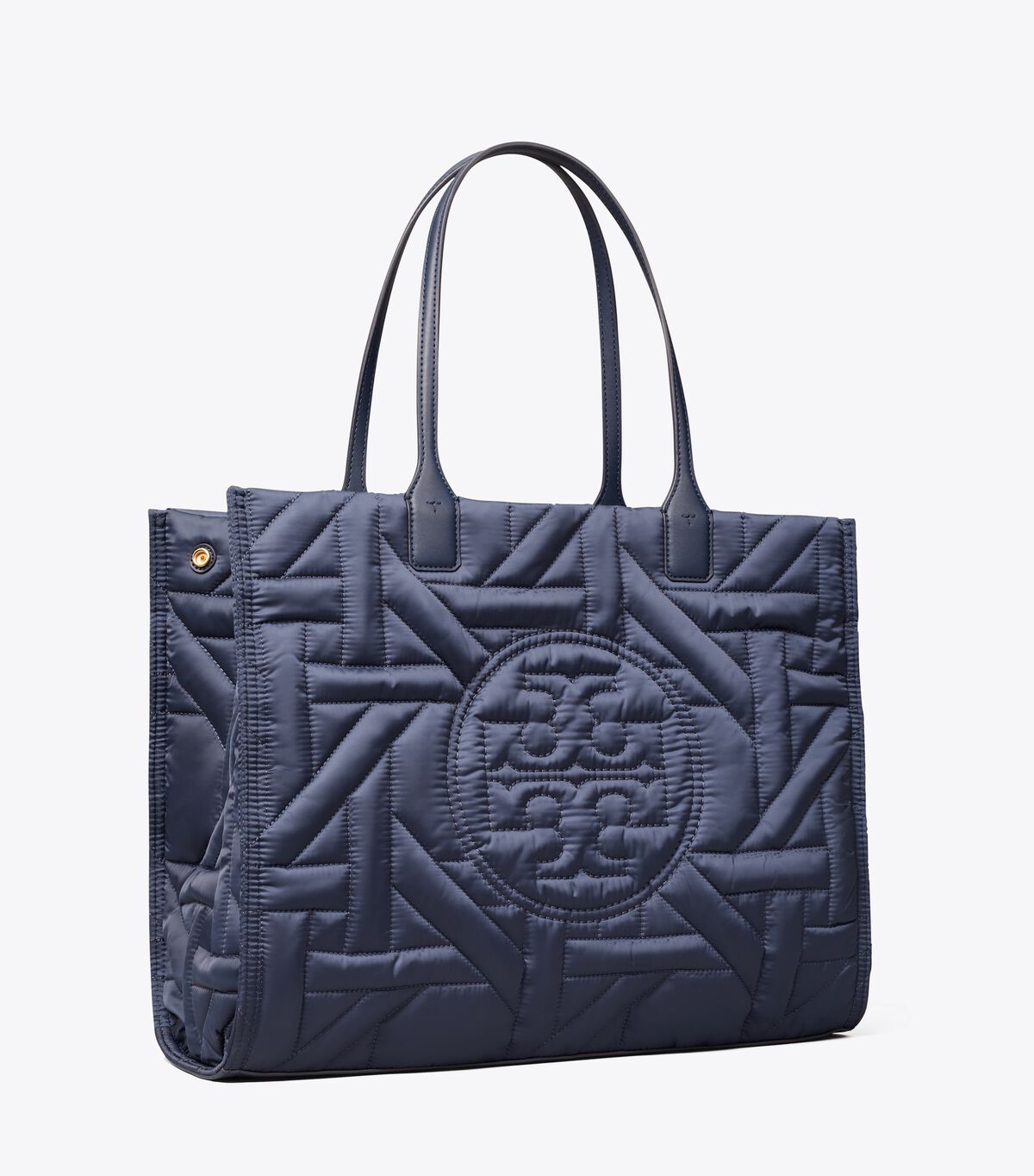 Royal Navy Women\'s Tory Burch Ella Basketweave Tote Bags | HTWIPQ-549