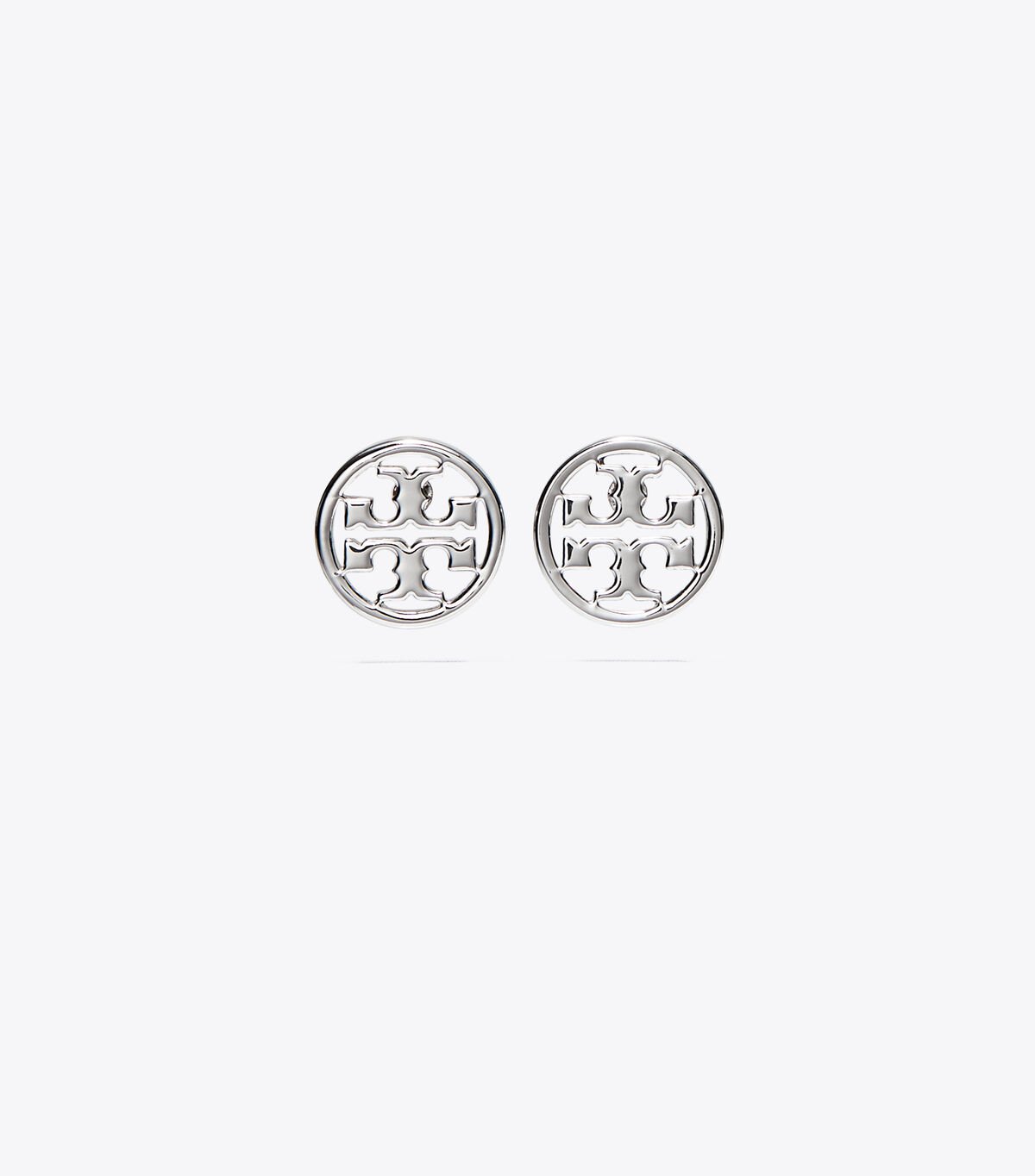 Silver Women\'s Tory Burch Miller Stud Earrings | GEWKBF-481