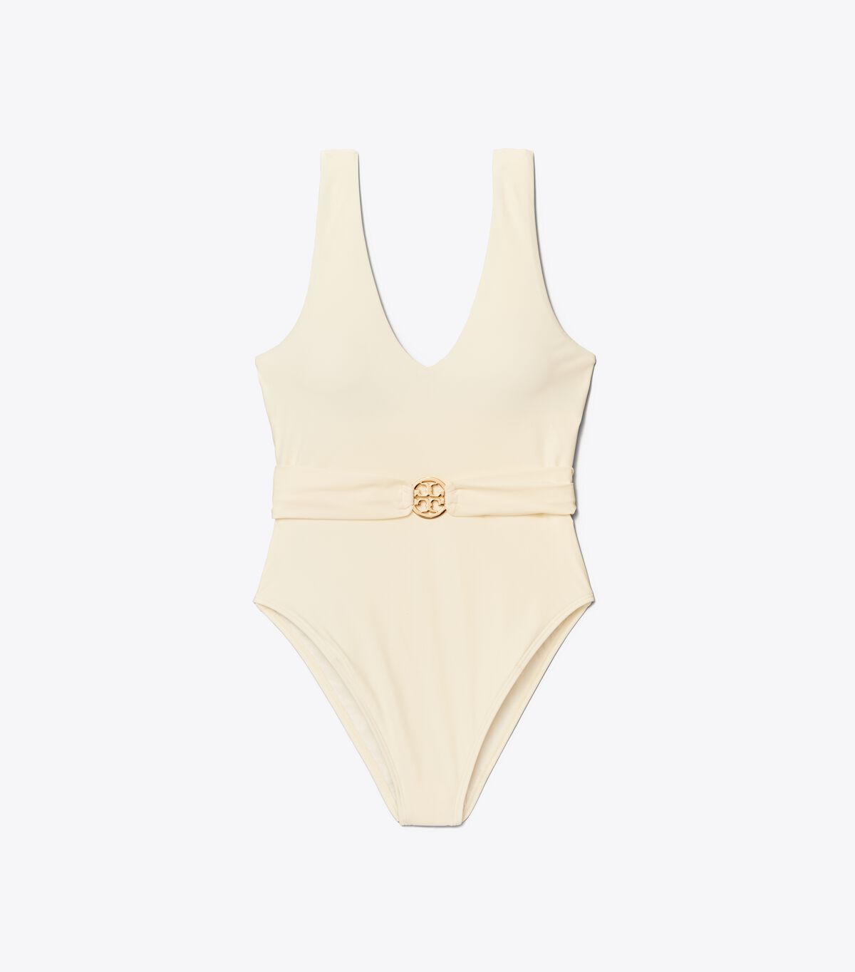 White Women\'s Tory Burch Miller Plunge One-piece Swimsuits | XBGPLM-806