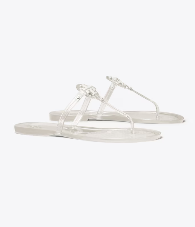 White Women\'s Tory Burch Mini Miller Jelly Thong Sandal Sandals | CLZIUE-985