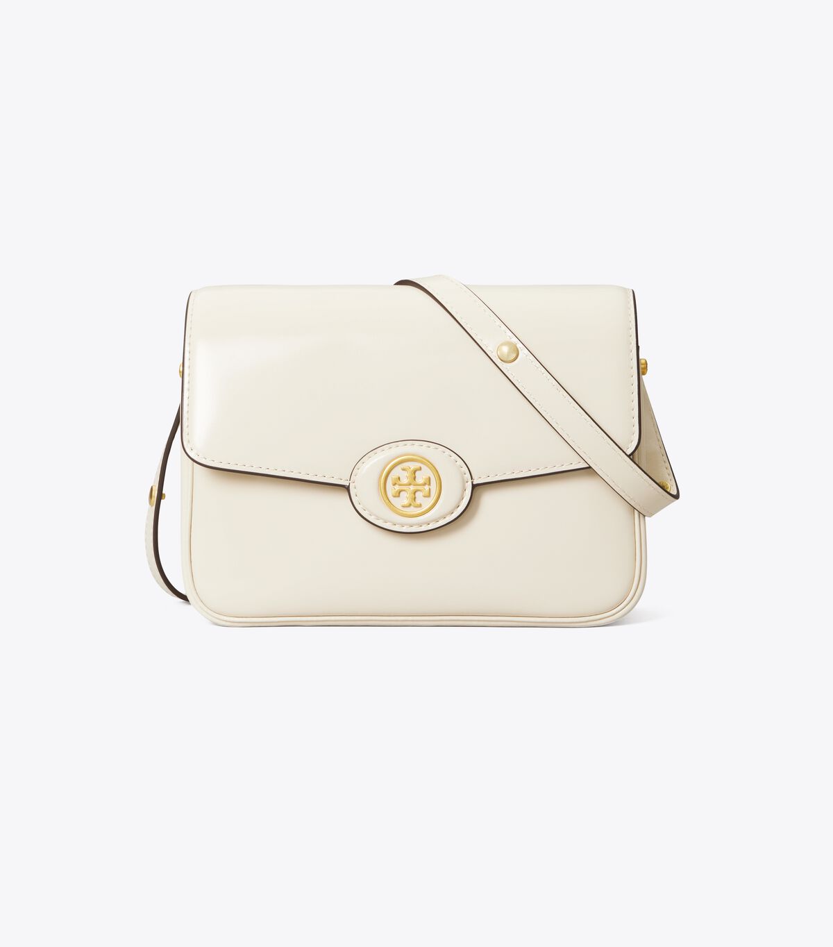 White Women's Tory Burch Robinson Spazzolato Convertible Shoulder Bags | CQGPTK-603