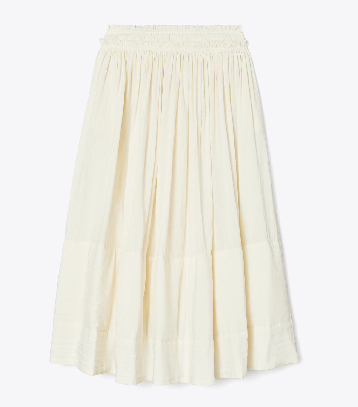 White Women\'s Tory Burch Ruched Waist Skirts | GUVDTK-607