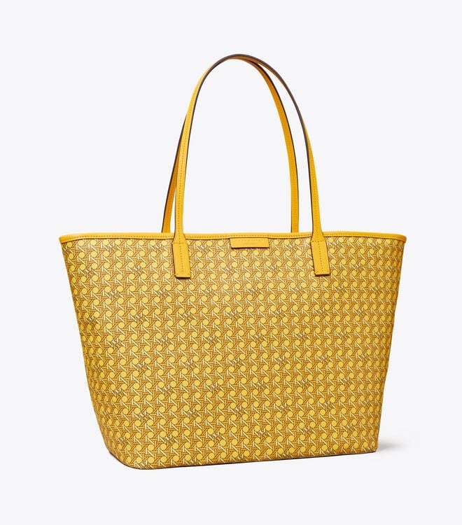 Yellow Women\'s Tory Burch Ever-ready Zip Tote Bags | KJAVZT-653