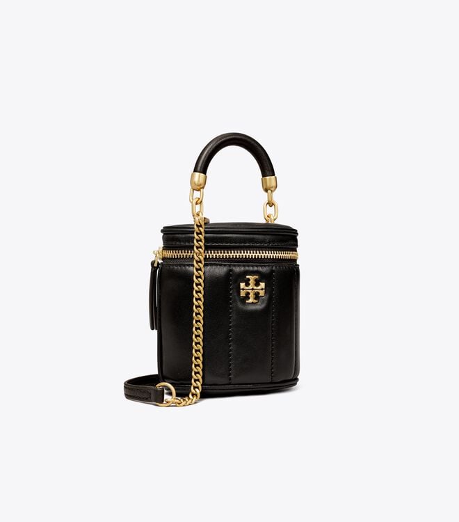 Black Women's Tory Burch Mini Kira Vanity Case Crossbody Bags | XHDGIZ-610