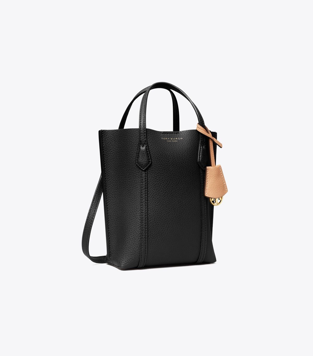 Black Women's Tory Burch Mini Perry Tote Bags | ELQXSW-729