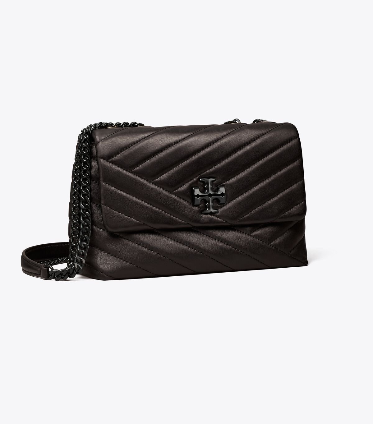 Black Women's Tory Burch Small Kira Chevron Convertible Shoulder Bags | DPROMC-478