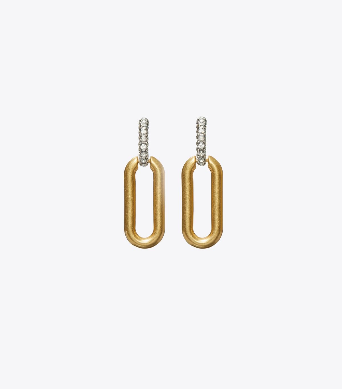 Blue Grey / Gold Women's Tory Burch Roxanne Link Earrings | KZTXNV-281