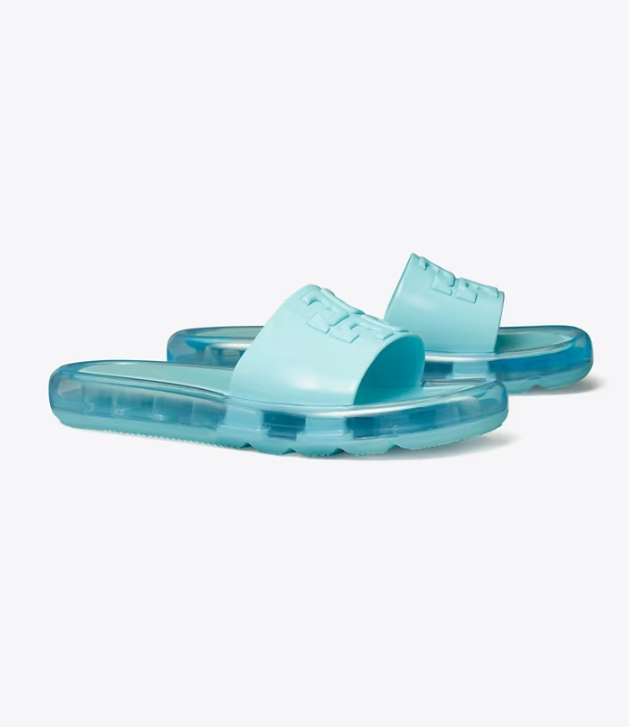 Blue Women's Tory Burch Bubble Jelly Slides | EULQYK-146