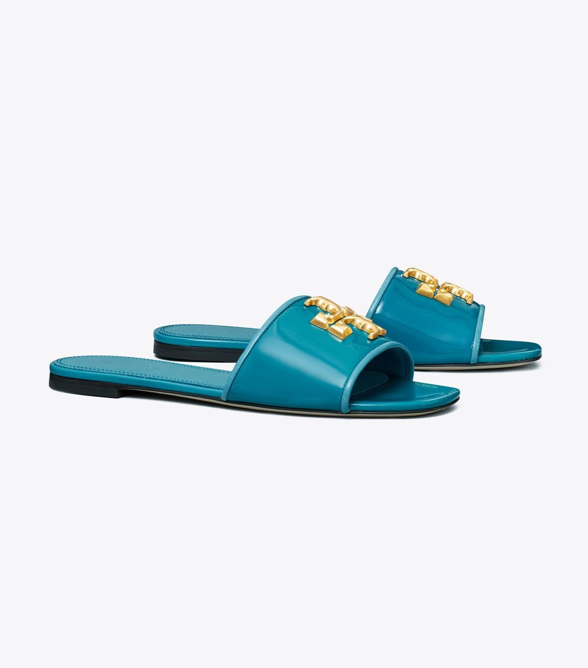 Blue Women's Tory Burch Eleanor Slides | VWKHLU-903