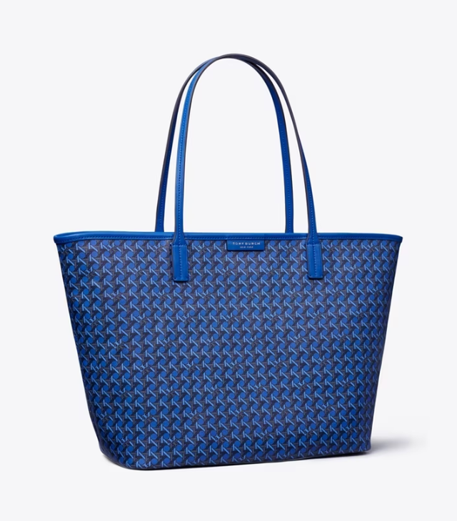 Blue Women's Tory Burch Ever-ready Zip Handbag | PQAMYK-987