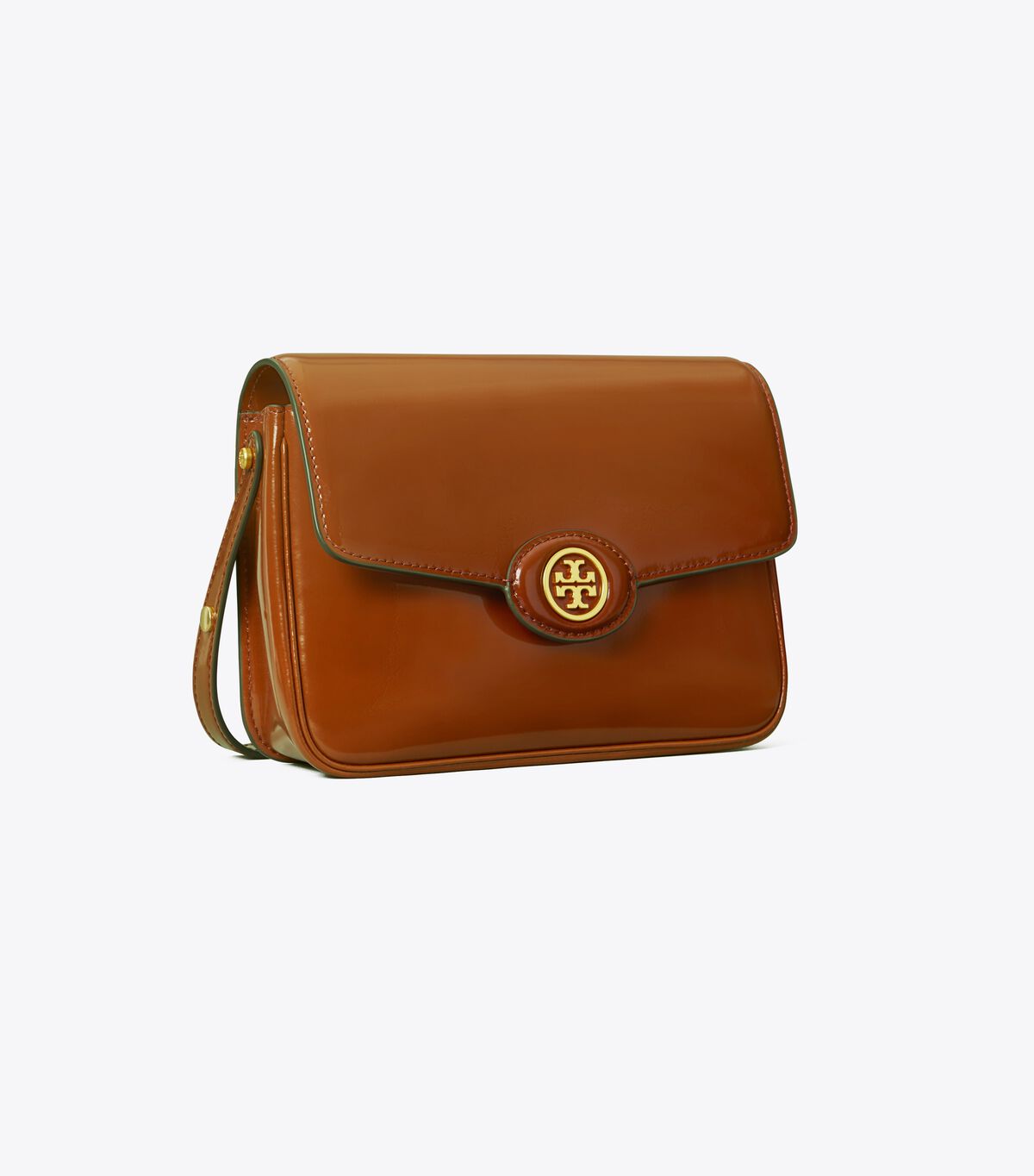 Brown Women's Tory Burch Robinson Spazzolato Convertible Shoulder Bags | KPTWBG-852