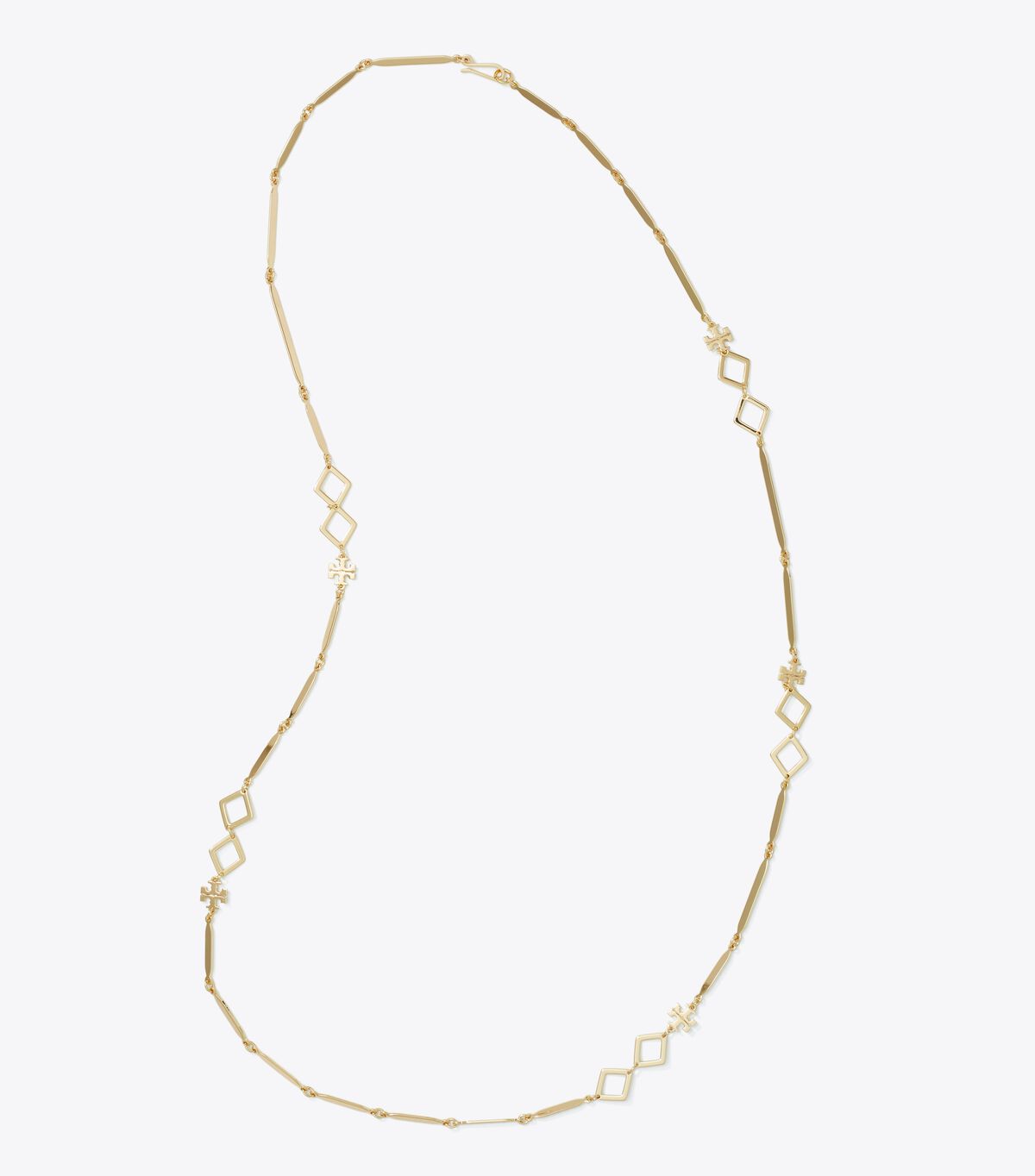 Gold Women's Tory Burch Roxanne Geo Necklace | SWTGBE-957