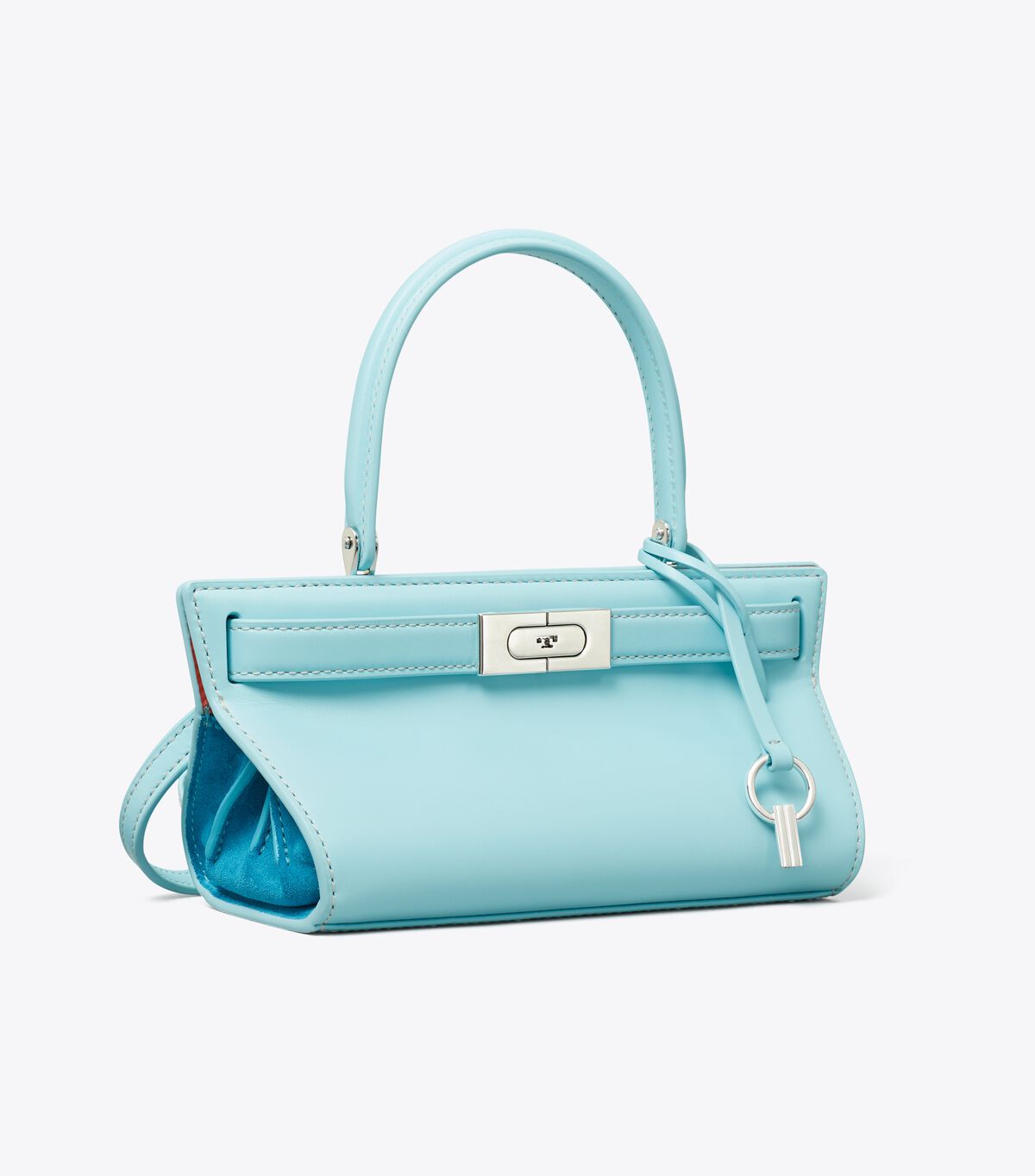 Light Blue Women's Tory Burch Petite Lee Radziwill Crossbody Bags | VUPWAQ-780