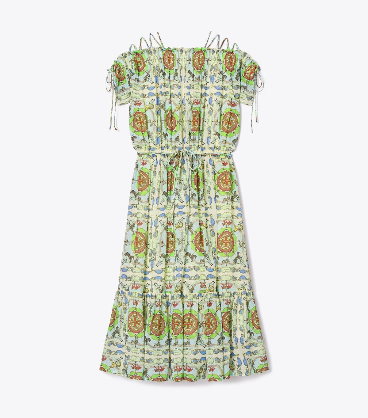 Mint Women's Tory Burch Printed Silk Dress | CKLJDB-231