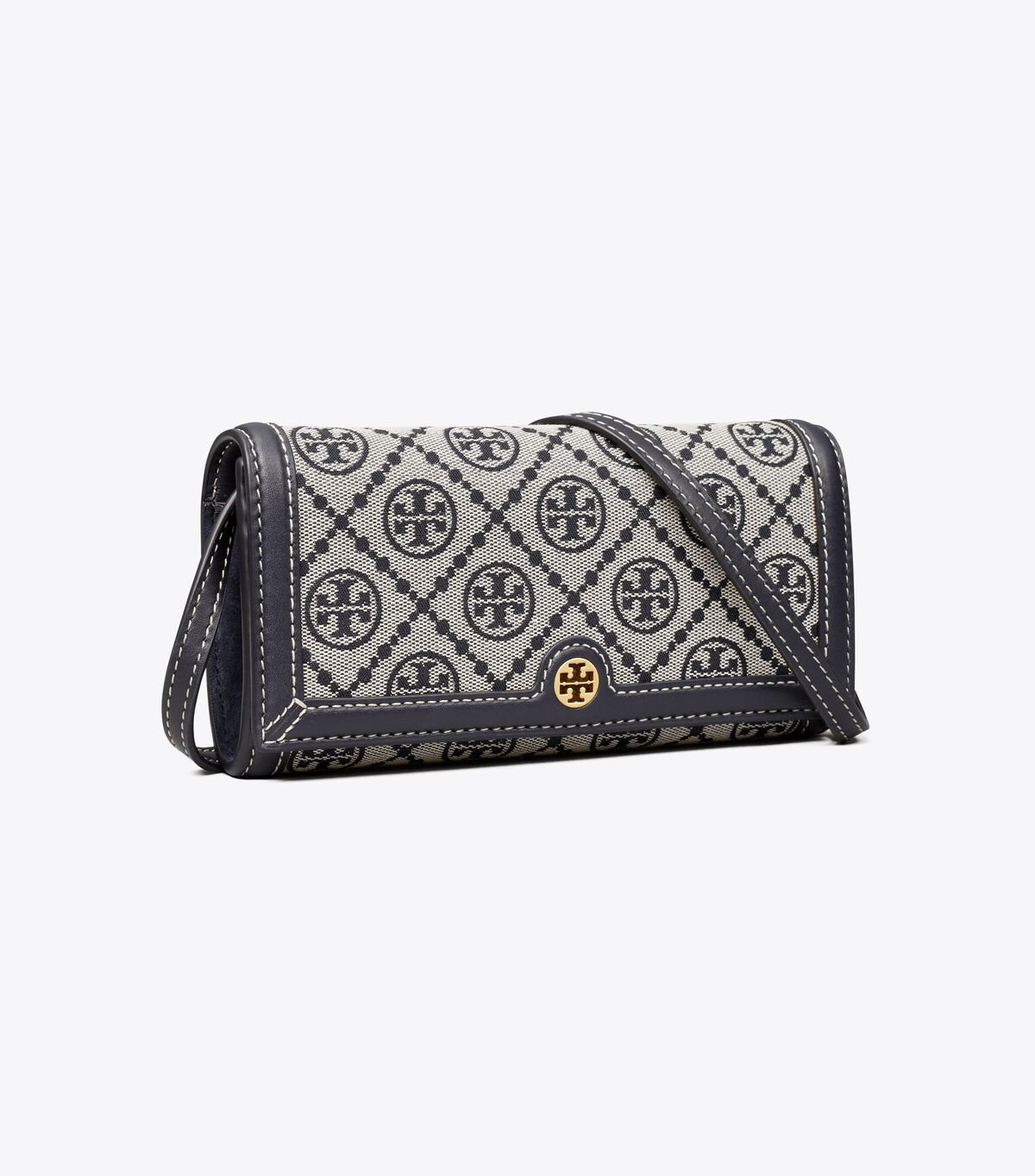 Navy Women's Tory Burch T Monogram Crossbody Bags | IQGXAF-873