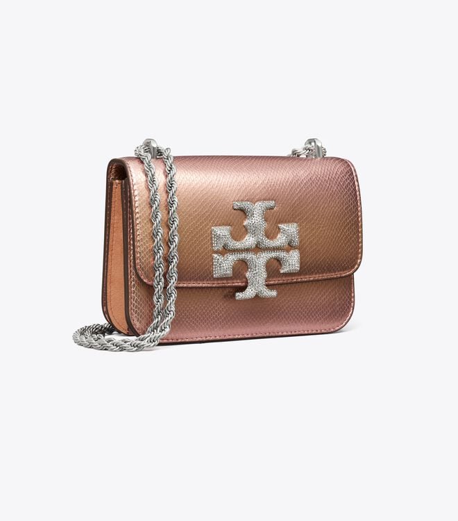 Rose Gold Women's Tory Burch Small Eleanor Crossbody Bags | XCMAEL-138