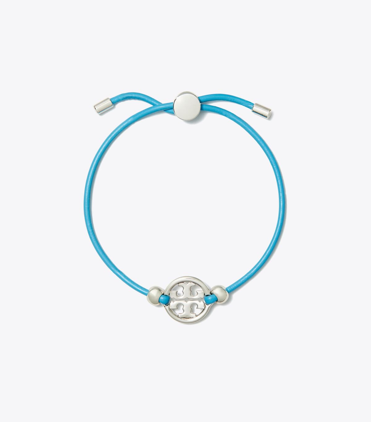 Silver / Blue Women's Tory Burch Miller Slider Bracelet | RPJVCH-357