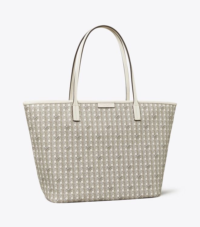 White Women's Tory Burch Ever-ready Zip Tote Bags | MCDBKP-837