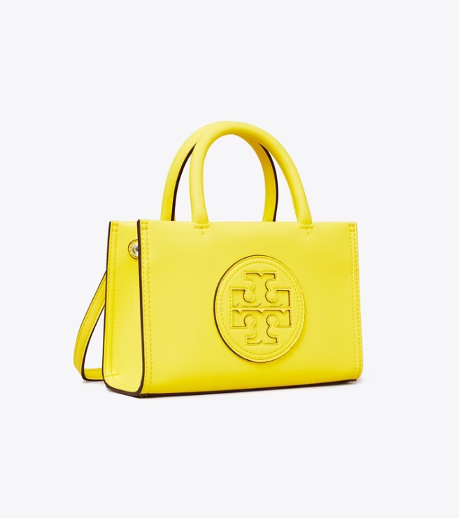 Yellow Women's Tory Burch Mini Ella Bio Handbag | KBOSAQ-792