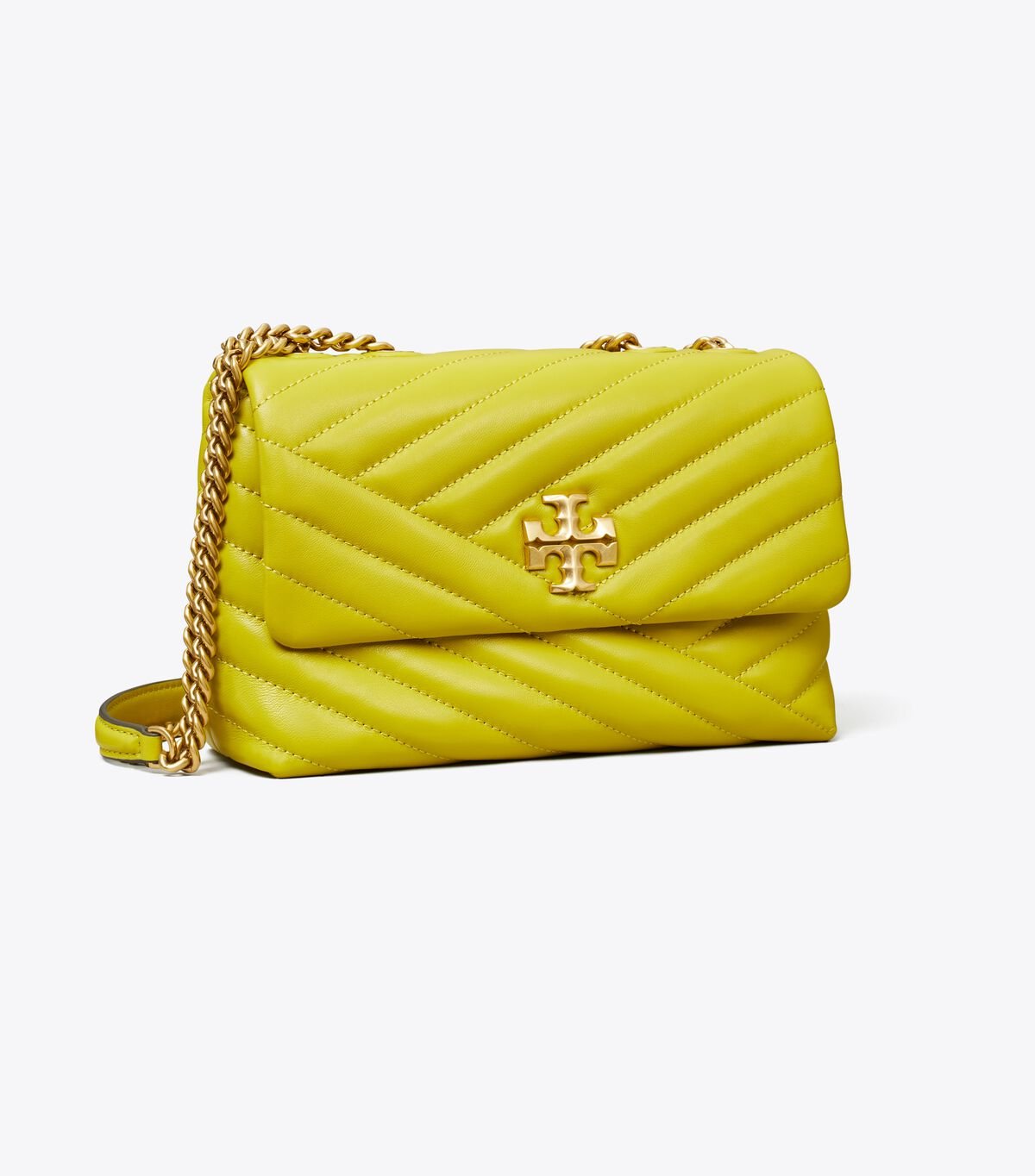 Yellow Women's Tory Burch Small Kira Chevron Convertible Shoulder Bags | YSDKXL-617